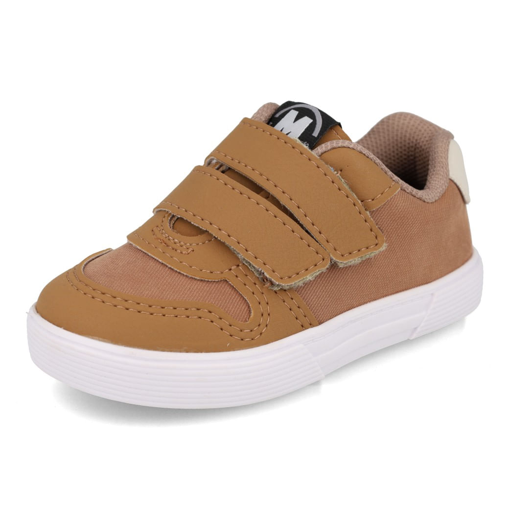Molekinho Tenis 2136-173-26281-76941 Caramelo-Branco Off Sint_8__
